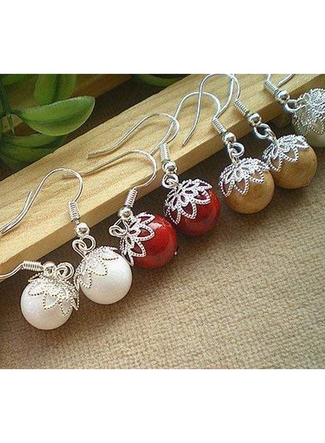 BeeSpring 200 Pcs Silver Stainless Steel Ball & Coil Earring Hooks/Fish Hooks/Ear Wire for DIY Jewelry Making, Wire Hooks Jewelry Wire Earring Parts for Jewelry Making - Image 5