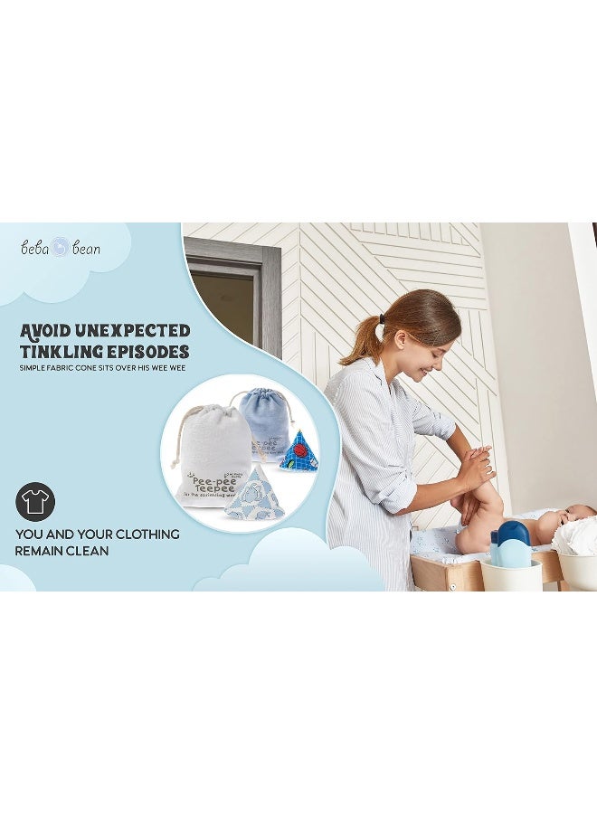 Beba Bean Pee Pee Teepee Dogs 5 Pieces Baby boy Pee Shield Babyboy Essentials peepeeeteepee Baby boy Diaper Cover for Boys Teepee Baby boy Pee Shield Pee Covers - Image 5