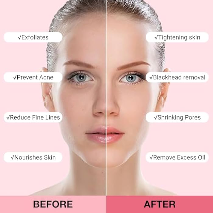 FeiCuiYun Clay Mask For Face Skincare, Blackhead Remover Face Mask with Strawberry Extract, Deep Pore Cleansing, Moisturizing, Skincare Facial Mask for Refining Pores and Controlling Oil, 40g/1.35oz - Image 4
