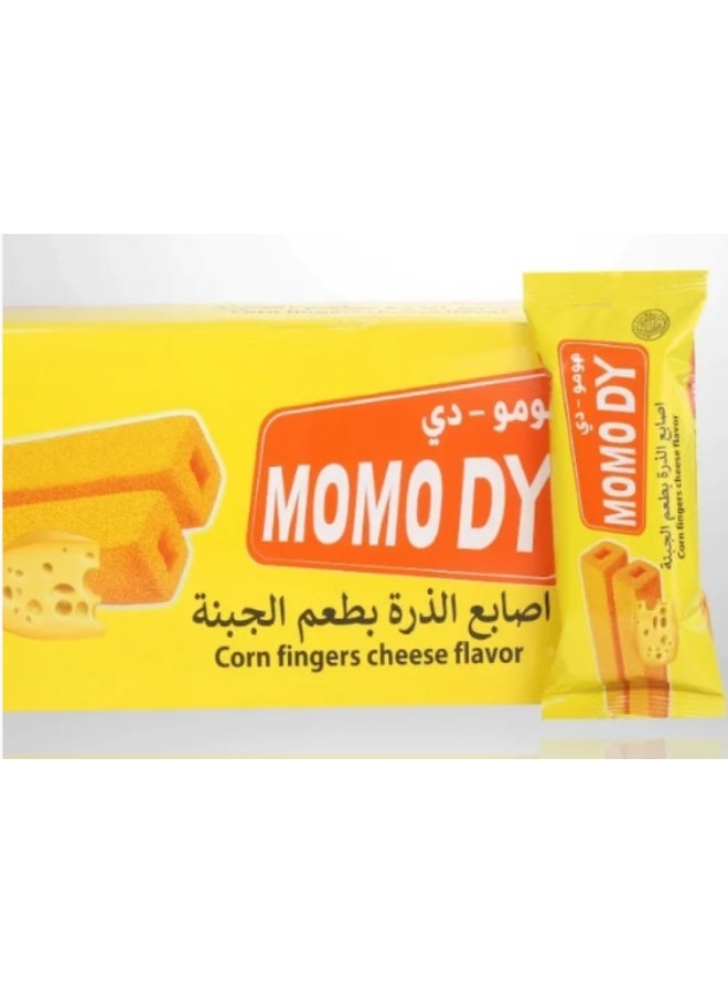 مومو مو مو دي أصابع الذرة بالجبنة – وجبة خفيفة مقرمشة محشوة بالجبنة | مثالية للأطفال والكبار | عبوة من 12 قطعة - Image 4