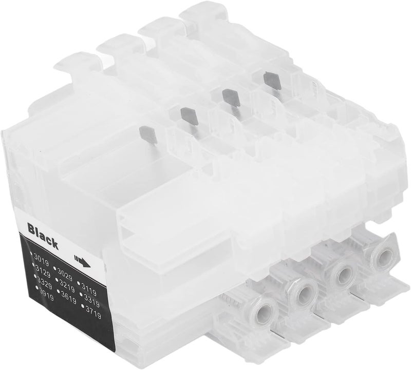 Replacement Ink Cartridge Set Magenta Blue Yellow Black Compatible with LC3019 Printers 4 Pack One Time Injection PP Material Construction with Integrated Disposable Chip (LC3029) - Image 4