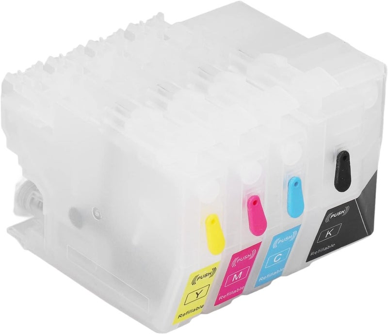 Replacement Ink Cartridge Set Magenta Blue Yellow Black Compatible with LC3019 Printers 4 Pack One Time Injection PP Material Construction with Integrated Disposable Chip (LC3029) - Image 5