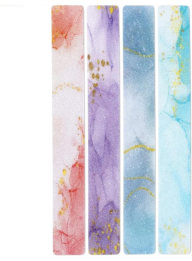 vesus Slip Colorful Shower Strips 24 PCS Bathtub Strips Adhesive Decals for Bath Tub Shower Stairs Ladders - Image 1