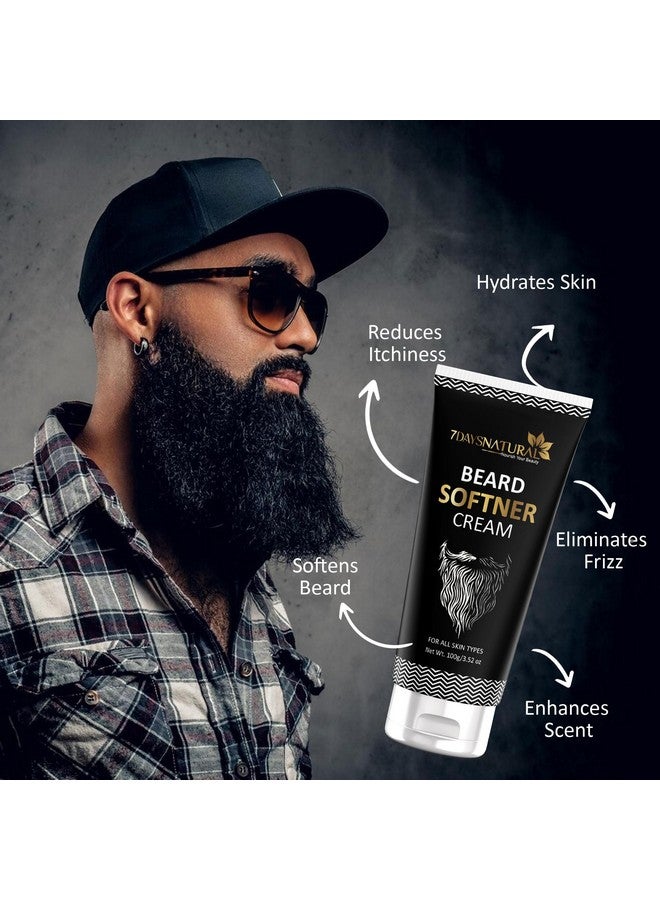7 Days Beard Softener Cream - 100g - Softens and nourishes your beard without Sulphates or Parabens, Long lasting moisturization and shine for a nourished, itch-free beard - Image 3