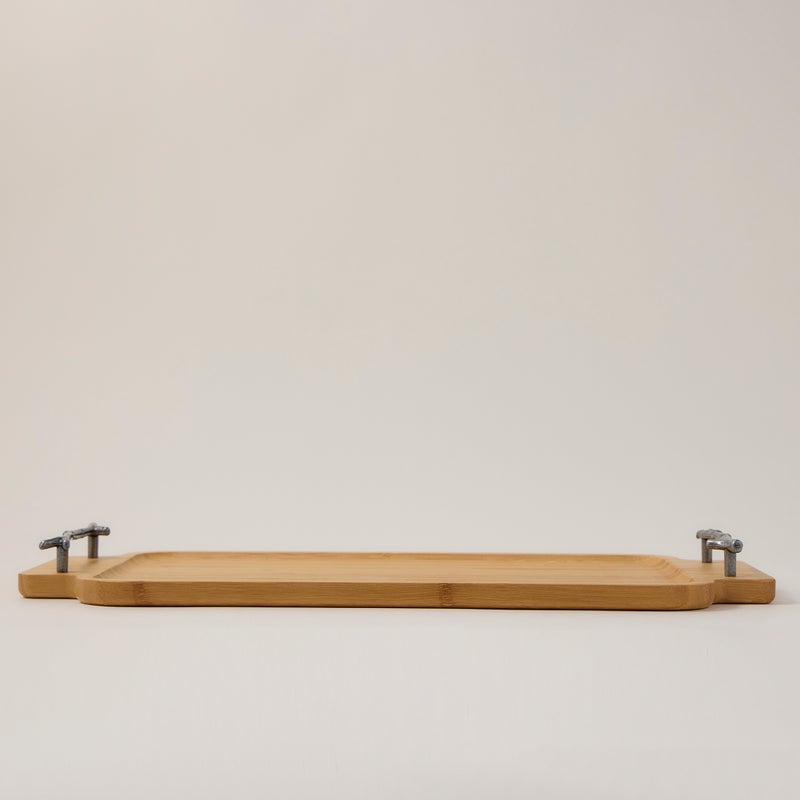 ألبرتو البرتو صينية تقديم من البامبو الطبيعي 50*21*4 سم - Image 4