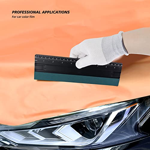 EHDIS Large Vinyl Squeegee Window Tint Tool 3PCS Big Size Felt Edge Vinyl Wrap Scraper for Vinyl Graphic Decal Car Wrapping Applicator Wallpaper Smoothing (Black) - Image 4