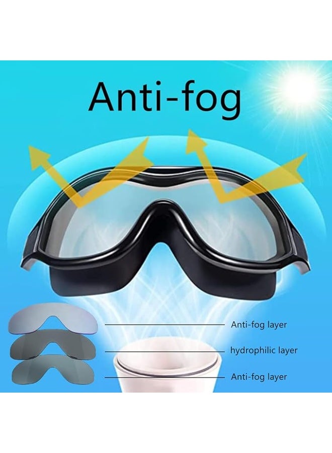 Generic Swimming Goggles with Waterproof Mobile Case for Men Women with Silicone Waterproof Earplugs, 180° Wide View Anti-Fog & No-Leak Swimming Glasses for Adults/Youth, UV Protection Pool Goggles  - Image 4