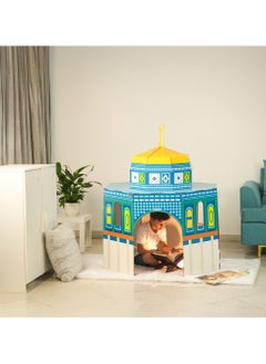 Hilalful HilalFul Dome of the Rock Cardboard Playhouse | Outdoor Indoor Play | Islamic Birthday Gift for Kids, Children, Boys & Girls | Educational & Learning Activity | Easy To Assemble | Nursery Decoration  - Image 3