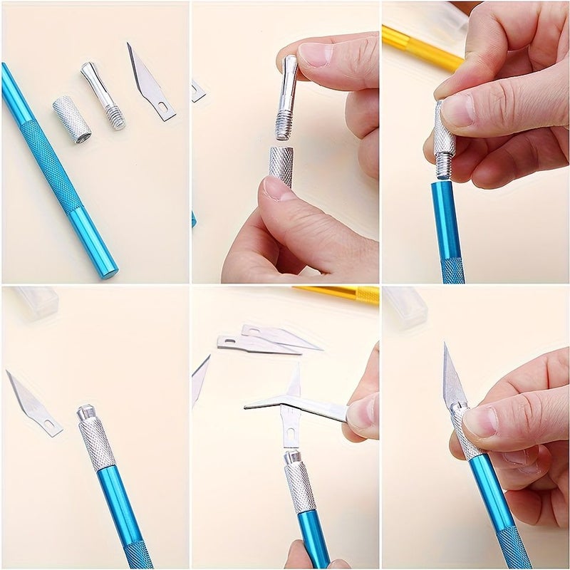 100pcs SK5 11 Precision Exacto Knife Blades Refill With Storage Case For Crafting Scrapbooking Stencil Cutting Art Projects And DIY Hobbies - Image 3