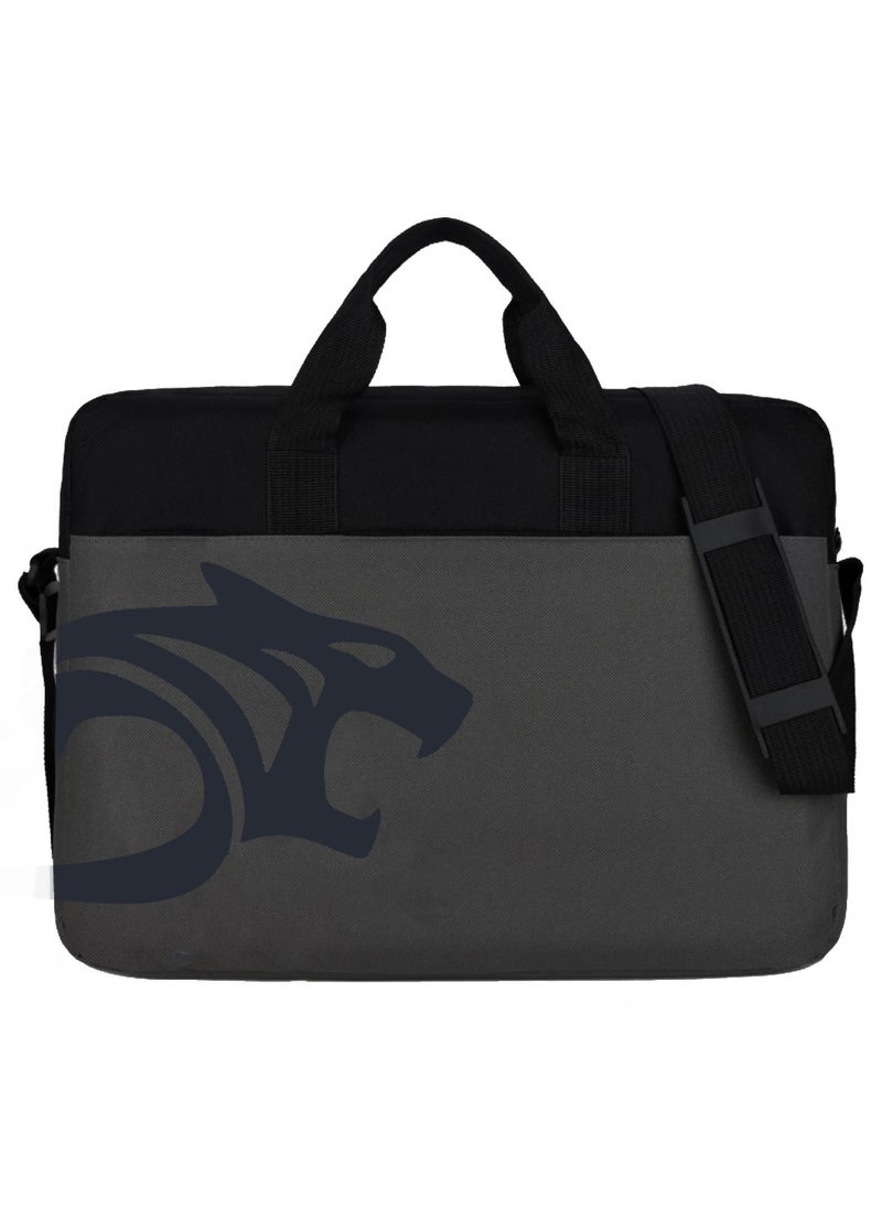 Cougar - COUGAR-EGY laptop & Briefcase Bag for laptop, padded compartment, shoulder bag for men fits up to 15.6" (099 - black) - Image 1