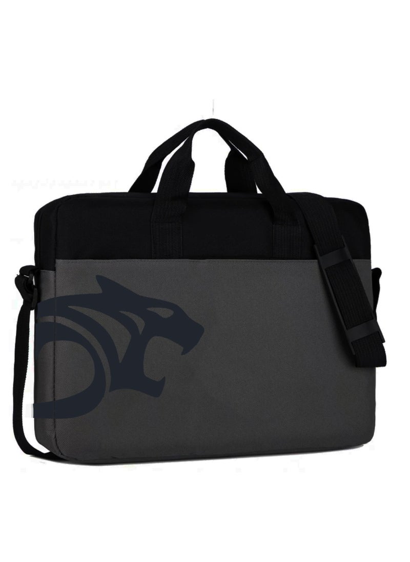 Cougar - COUGAR-EGY laptop & Briefcase Bag for laptop, padded compartment, shoulder bag for men fits up to 15.6" (099 - black) - Image 1