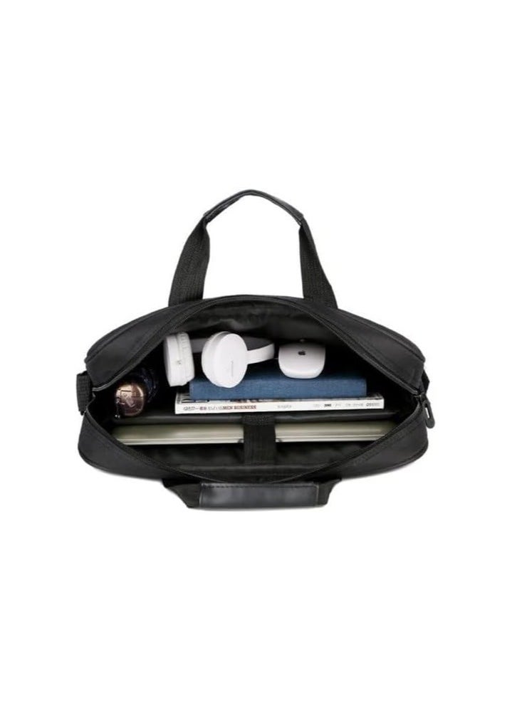 Cougar - COUGAR-EGY laptop & Briefcase Bag for laptop, padded compartment, shoulder bag for men fits up to 15.6" (099 - black) - Image 1