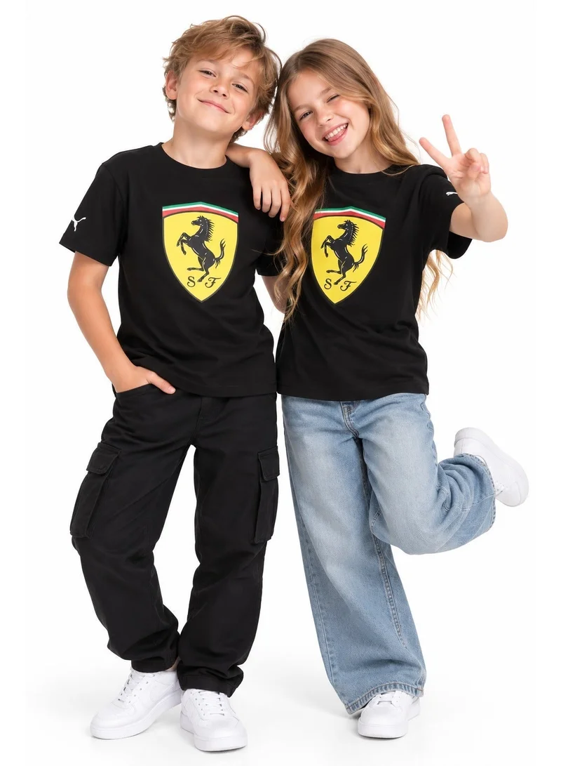 Scuderia Ferrari Scuderia Ferrari F1 Shield Kids' T-Shirt, Black