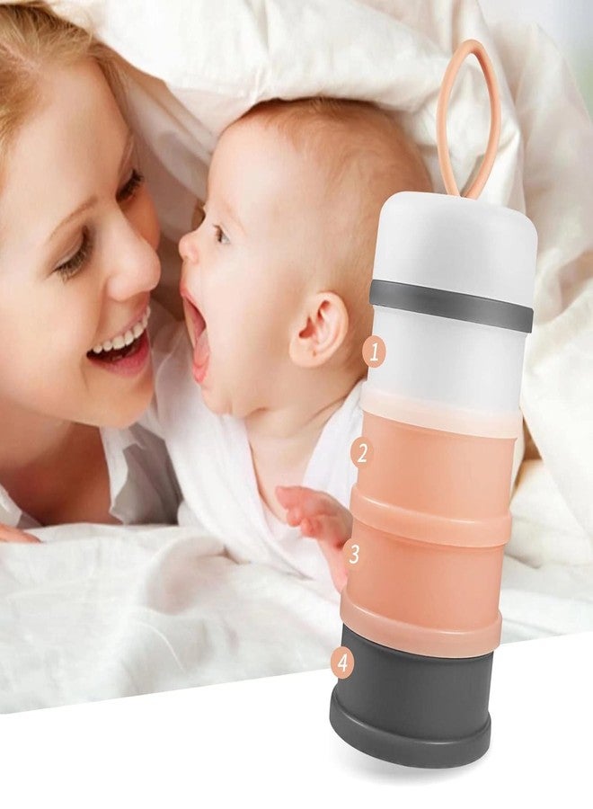 UDHVREKH Baby Formula Dispenser On-The-Go, 5 Layer Stackable Milk Powder Container, BPA-Free Leakproof Baby Food & Snack Storage Box Bpa Free Non-Spill Milk Powder Box for Travel & Daily Use - Image 3