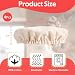 ZUAWAE Handmade Cotton Cloth Covers  4pc Reusable Sourdough Jar Cover Fits Jars 34 Inch - Image 4