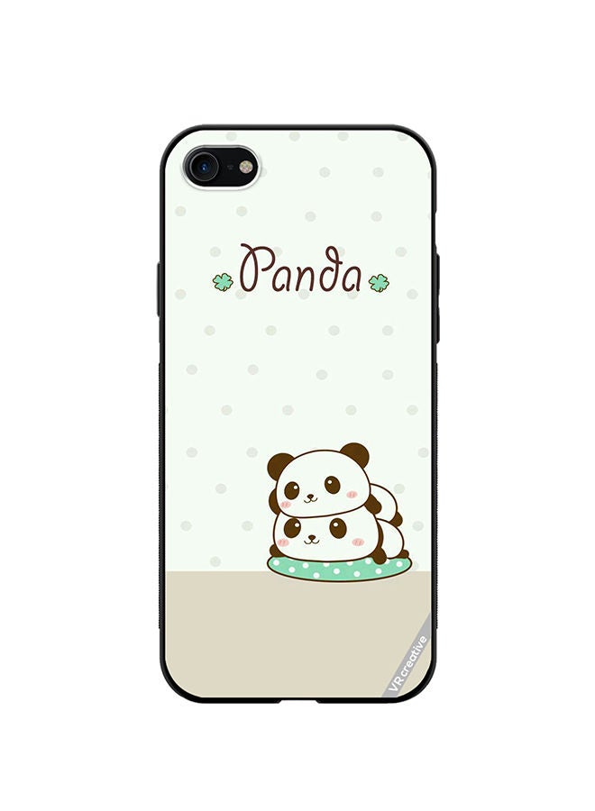 VR CREATIVE Protective Case Cover For Apple iPhone SE (2022) Panda Design Multicolour - Image 1