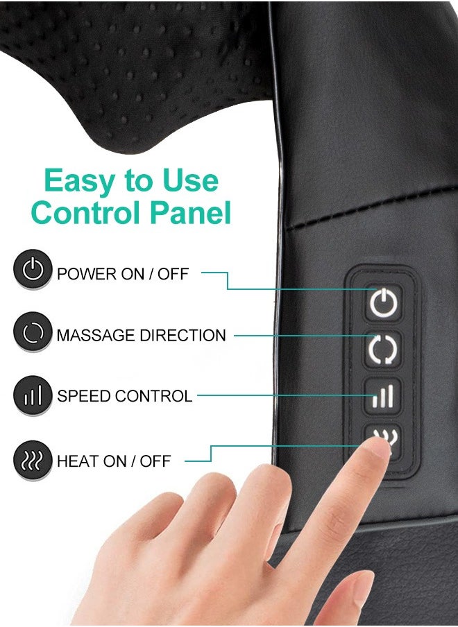 Medcursor Neck Massager, Electric Neck and Back Massager with Heat, Portable Deep Tissue 3D Kneading Pillow for Muscle Pain Relief, Home, Office Use, Mothers Day Gifts  - Image 4