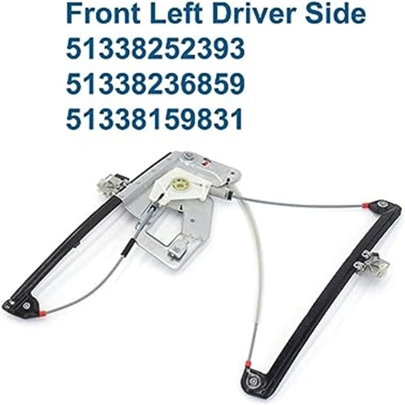 DEMULAX Front Left Driver Side Window Lifter Regulator - Image 3