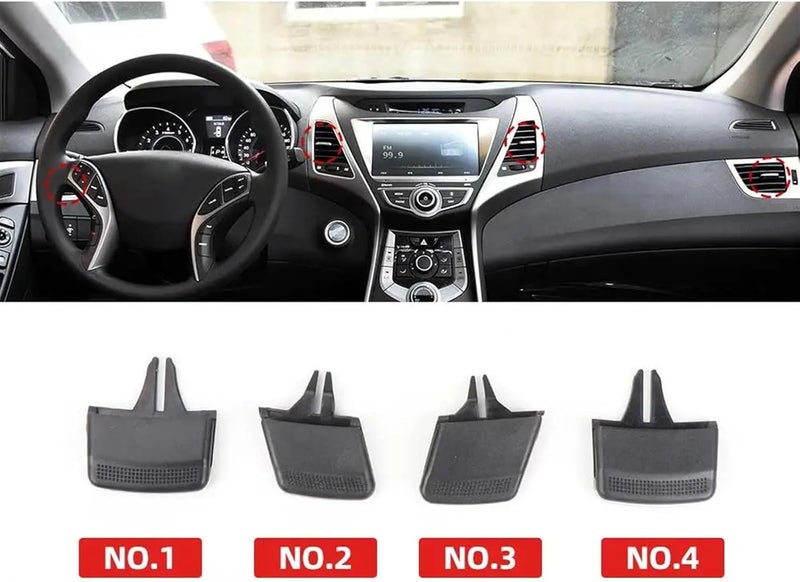 Wivplex Car A/C Air Vent Grille Tab Clip for Hyundai Elantra - Image 5