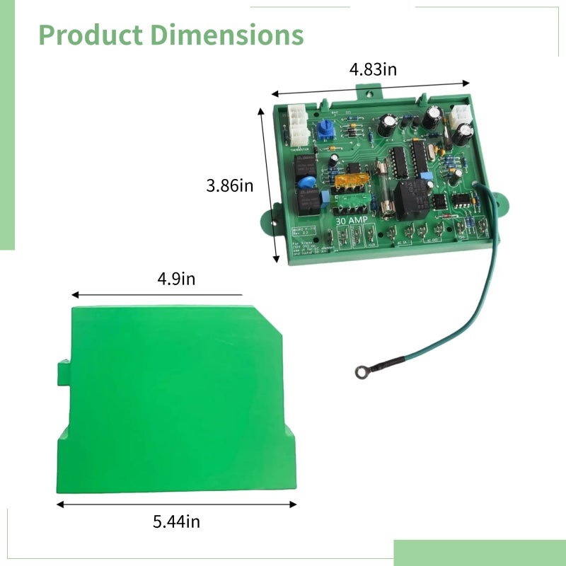 Green PCB Refrigerator Control Board Digital Temperature Controller For 2 Way 3 Way Models - Image 3