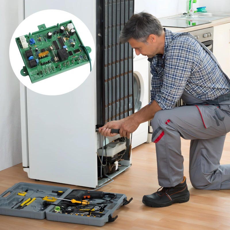 Green PCB Refrigerator Control Board Digital Temperature Controller For 2 Way 3 Way Models - Image 5
