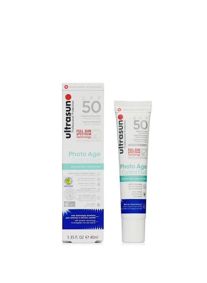 ألتراسن سائل التحكم في علامات تقدم السن ألتراسان فوتو بعامل حماية من الشمس 50، 40 مل - Image 2