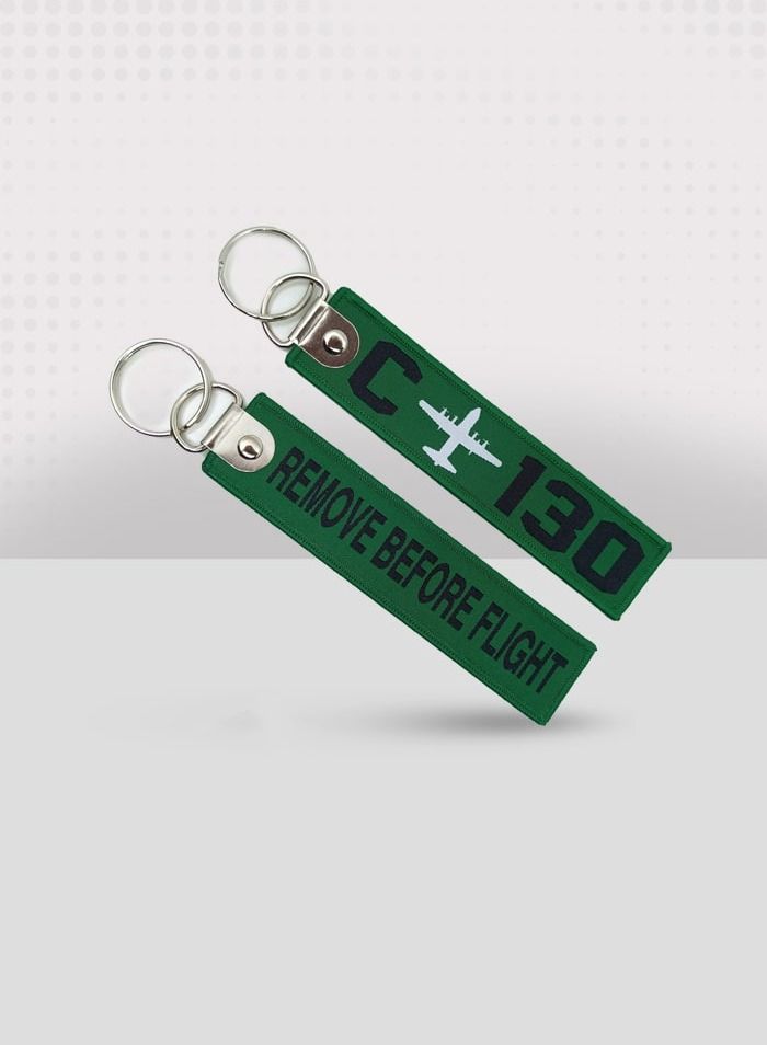 فايتر جيفتس C 130 سلسلة مفاتيح من القماش الأخضر