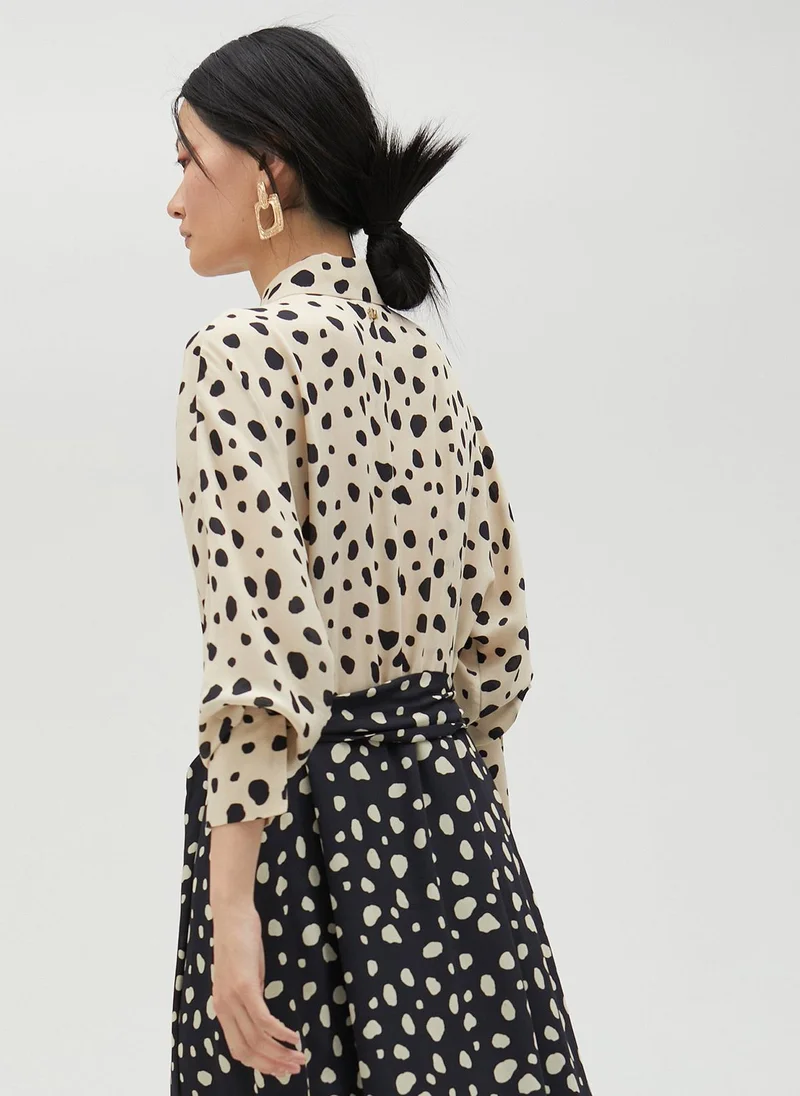 Lola Casademunt Polka dot shirt dress