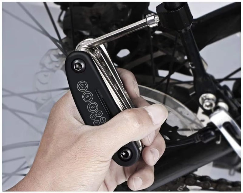 Yellowfin 16-in-1 Multi-Functional Bike Repair Tool Kit | Portable Maintenance Tool for Mountain, Road, and MTB Bikes | Includes Hex Keys, Spoke Wrench, Screwdrivers | Durable Carbon Steel & ABS - Image 5
