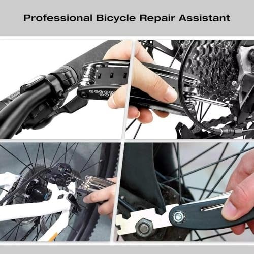 Yellowfin 16-in-1 Multi-Functional Bike Repair Tool Kit | Portable Maintenance Tool for Mountain, Road, and MTB Bikes | Includes Hex Keys, Spoke Wrench, Screwdrivers | Durable Carbon Steel & ABS - Image 3