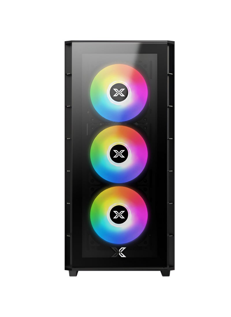 GCC GAMERS NOVA BLACK V2 Intel (Core I5-12400f, Gtx1650, 16GB RAM, 1TB SSD, WiFi Ready | Windows 11 Installed)  - Image 1