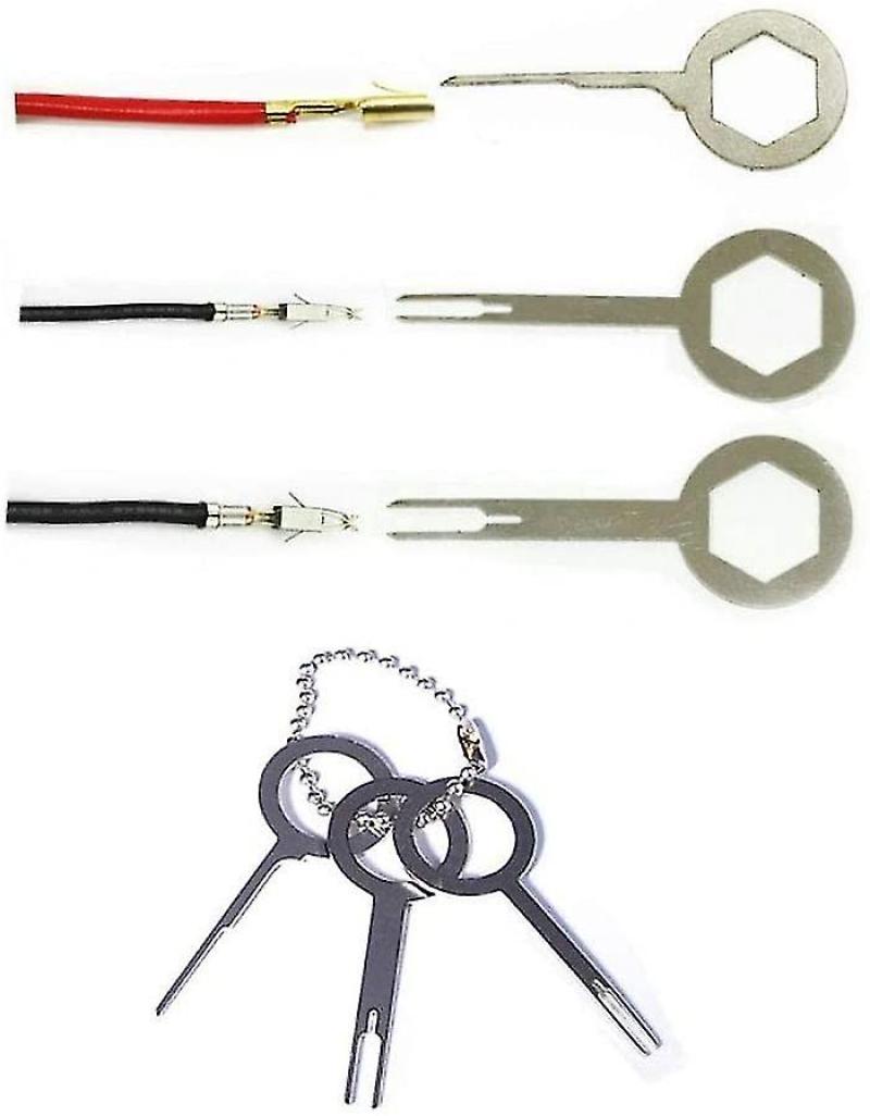 Wire Removal Tool Stainless Steel Durable Plastic Flexible Easy Use - Compact Design with Protective Cover for Cars Electric Vehicles - Image 1