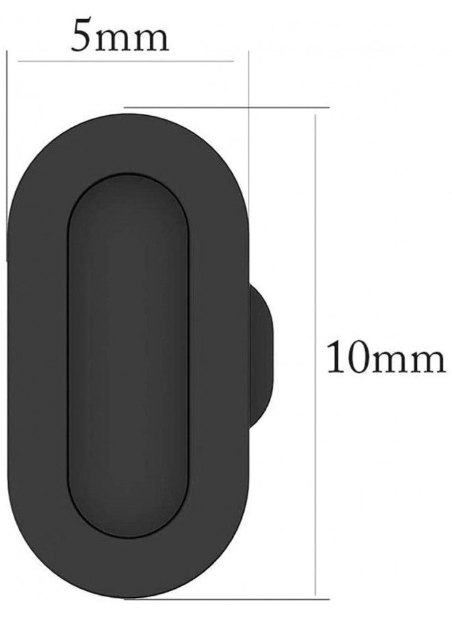 TOKERSE TOKERSE 10 Pack Dust Plug Compatible with Garmin Fenix 8 7 7S 7X 6 6S 6X Pro 5 5S 5X Plus/Vivoactive 3/4/Venu Sq/Forerunner 245/935 Silicone Charger Port Protector Anti Dust Plugs Caps Cover - Black  - Image 3
