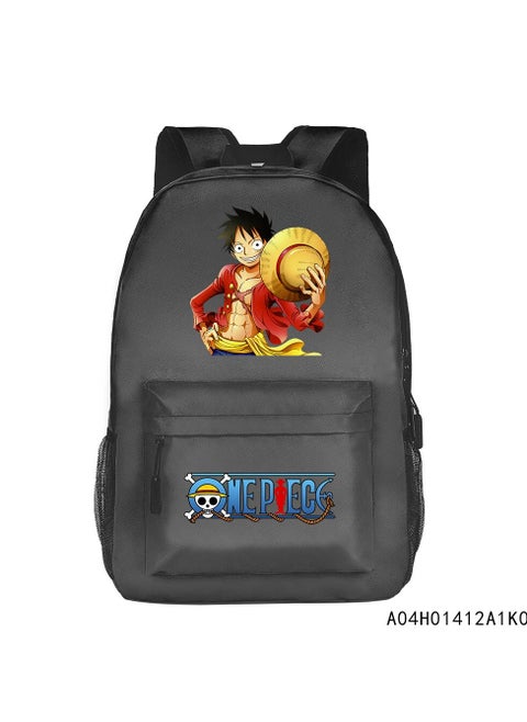 Schoolbags are available for students and adults to exercise-H01-: Broken straw hat Pirate\n - 100