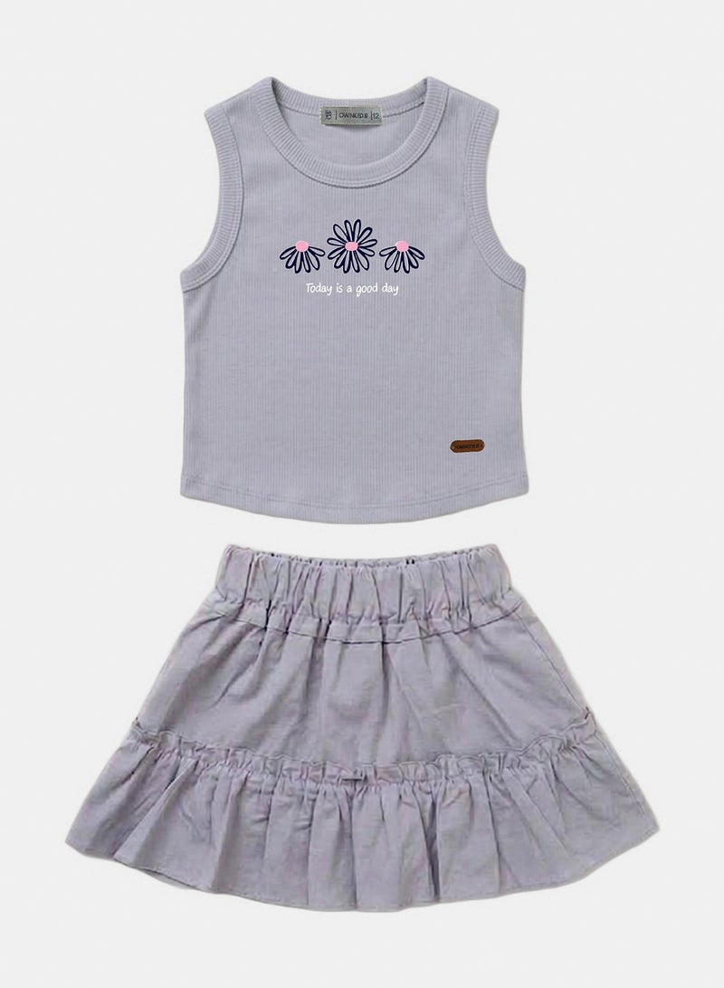Set Tank top & skirt Baby Girls