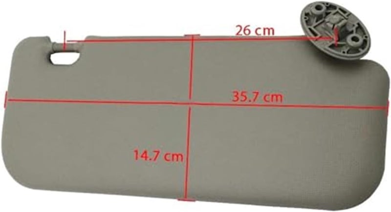 Wivplex Left Car Sun Visor for Toyota Corolla 2014-2018 - Image 4