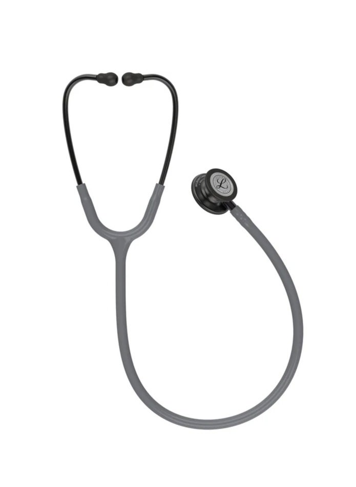 Littmann Littmann Classic III Monitoring Stethoscope: Smoke & Gray - Violet Stem 5873  - Image 1