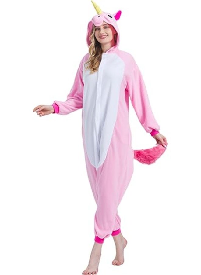 Adult Onesie Pajamas Unisex Halloween Animal Cosplay Costume Sleepwear One-Piece for Men Women - Image 1
