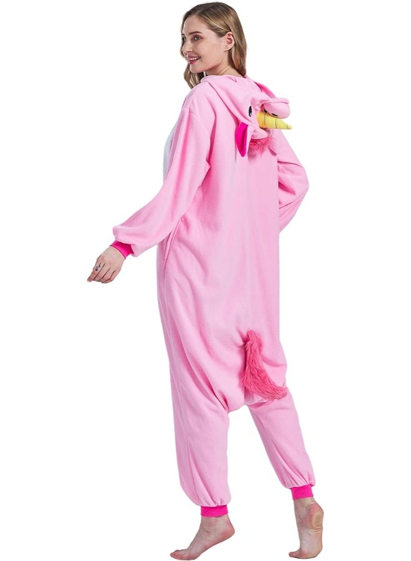 Adult Onesie Pajamas Unisex Halloween Animal Cosplay Costume Sleepwear One-Piece for Men Women - Image 3