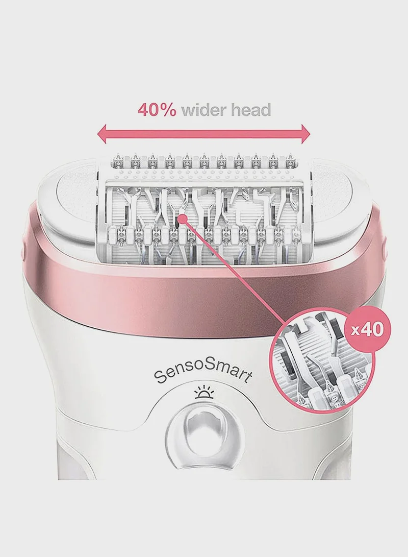 BRAUN Silk-Epil 9 Wet & Dry Epilator With Extras