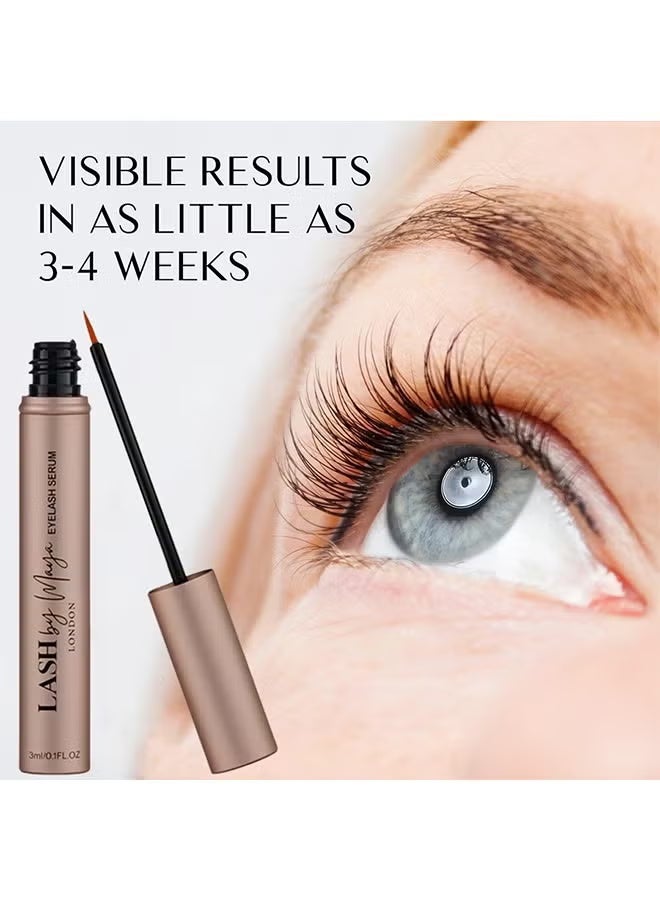 Lash by Maya Serum, Official Authentic LASH by Maya LONDON, Eyelash Growth Serum, Lash Enhancing, Cruelty Free, 3ML - Image 4