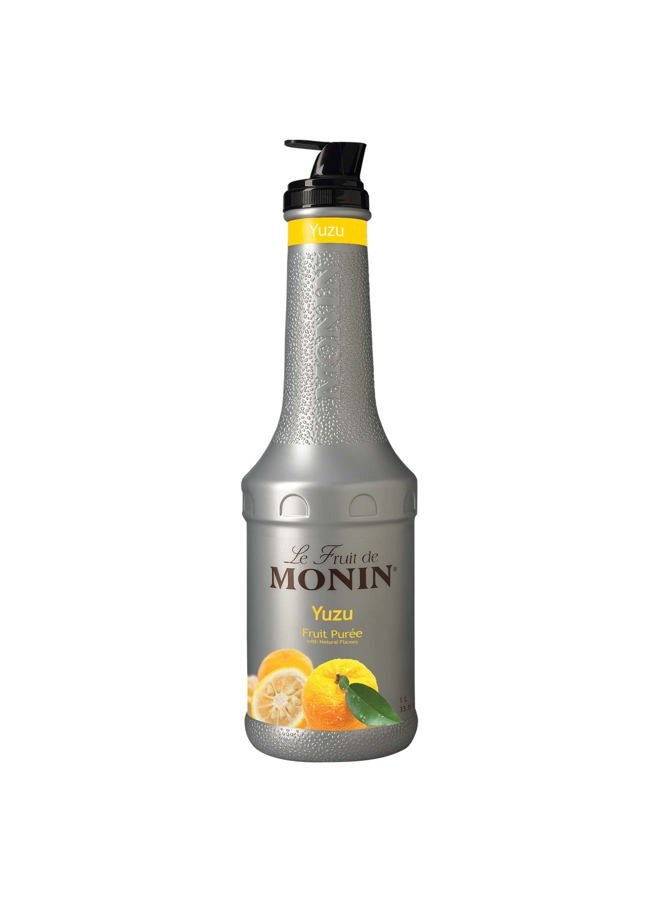 Monin Yuzu Purée, Sweet & Tangy Citrus Flavor, Great for Teas, Sodas, Cocktails, & More, Natural Flavors, No Artificial Sweeteners or Ingredients, Gluten-Free, Vegan, Non-GMO, Clean Label (1 Liter) - Image 1