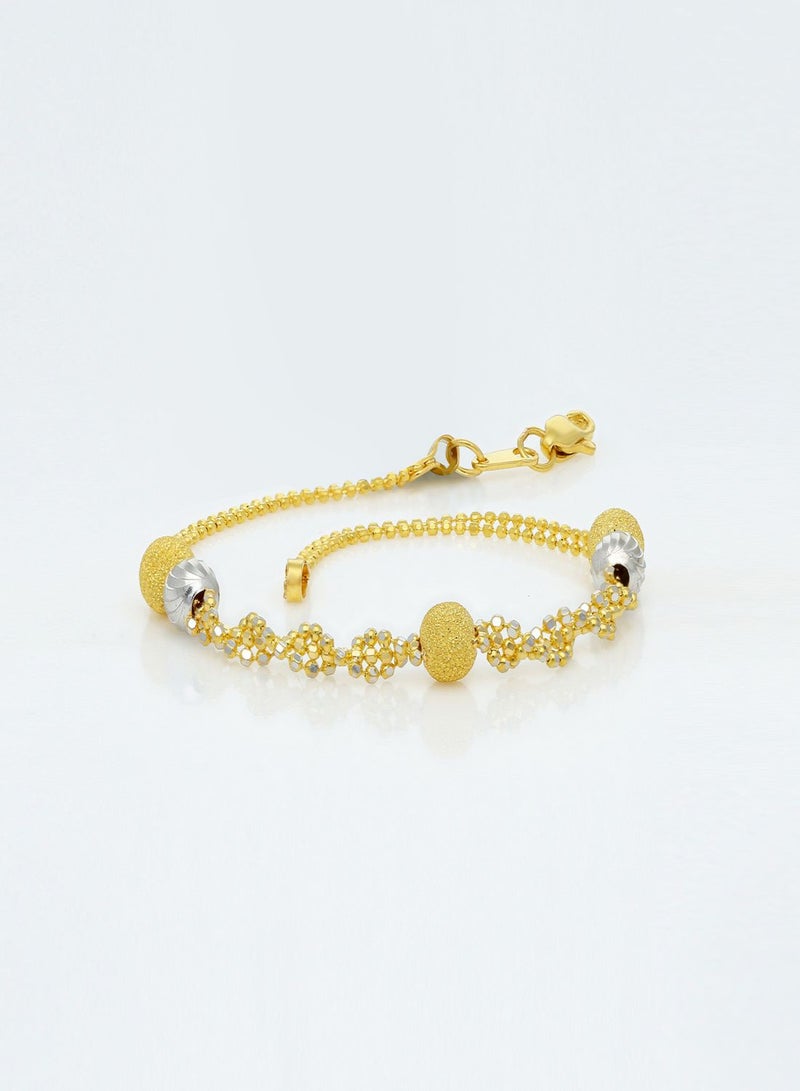 Malabar Gold and Diamonds 22 KT 916 Purity Gold Bracelet AIBR428  - Image 3