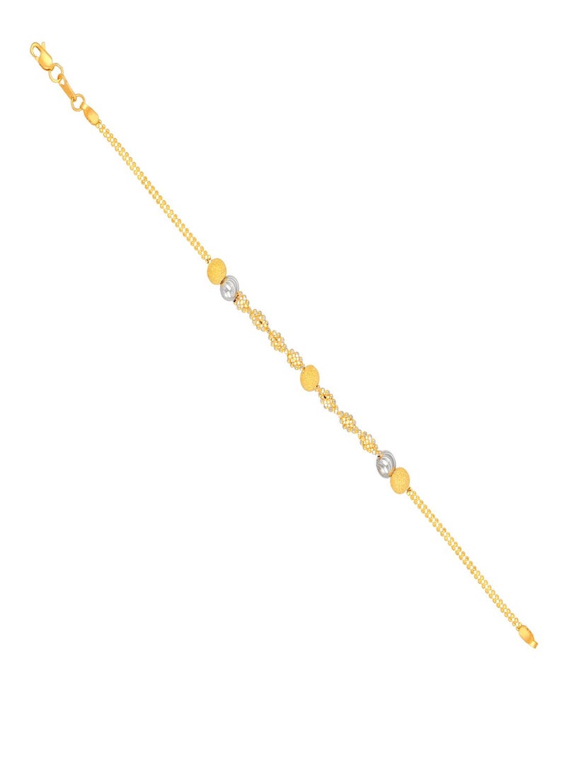 Malabar Gold and Diamonds 22 KT 916 Purity Gold Bracelet AIBR428  - Image 2