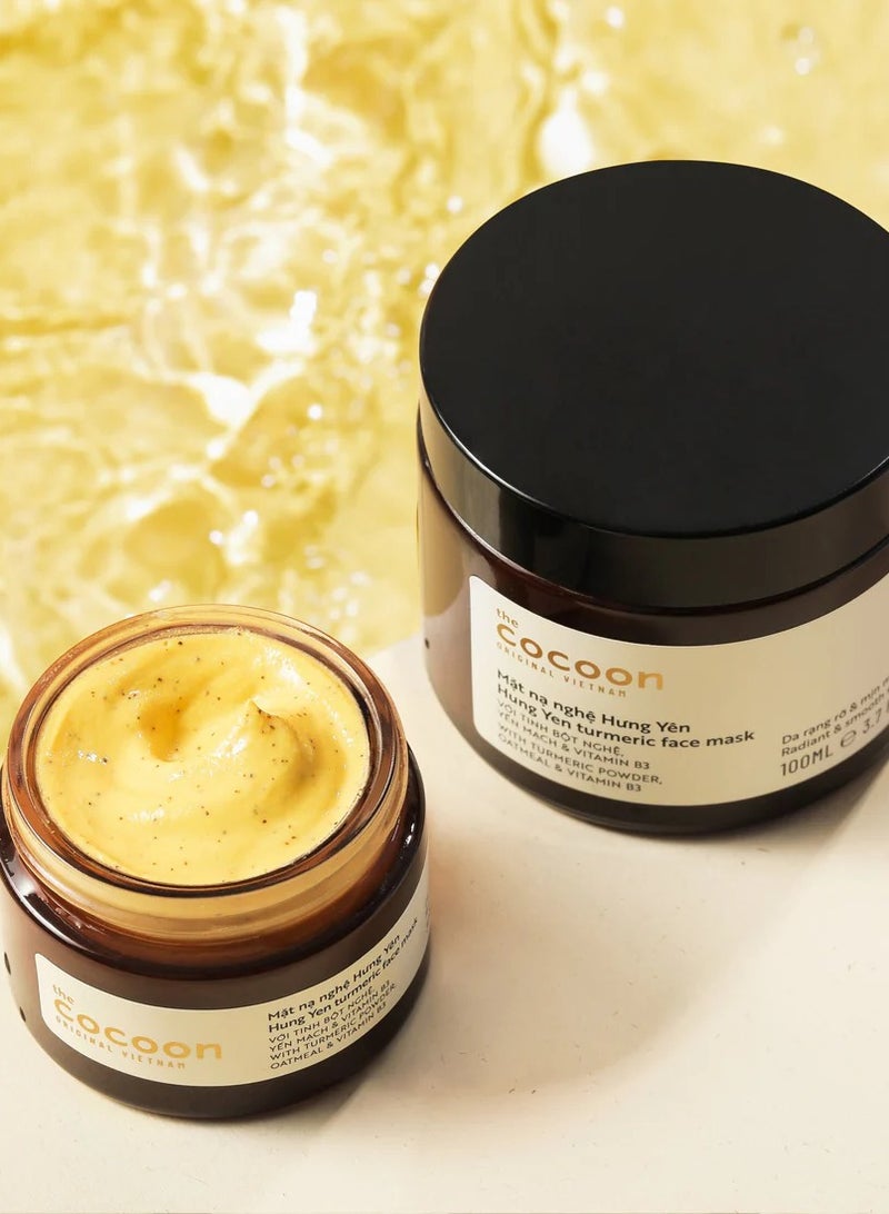 ذا كوكوون أورجنال فيتنام توفير 15% مع الباقات | مجموعة هنج ين بالكركم لإشراقة مثالية – ماسك للوجه وكريم جل 30 مل لكل منتج ورذاذ وجه 130 مل لإشراقة منعشة + هدية مجانية - Image 3