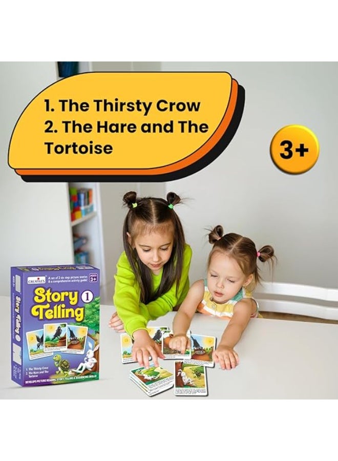 Creative's Creative’s Story Telling 1 – Picture Sequencing Skills for Kids | 2 Eight-Step Stories | Early Learning Educational Toy for Preschool, ESL & Speech Therapy | Ages 3+ - Image 2
