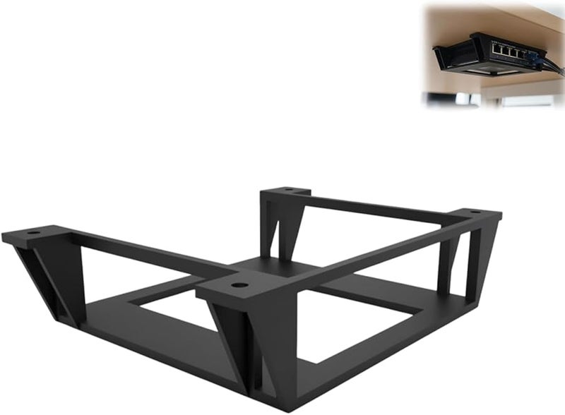 Under Desk Wall Mount Bracket Holder for TP Link SG105 Ethernet Switch Space Saving - Image 1