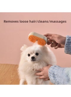 Generic Steam Brush for Cat Dog Pets, 3 in 1 massage Comb with cold steam, for Shedding and Grooming Steamer，Cats and Dogs Pet Grooming Brush Steam Brush 3 in 1 Cold Steam Massage Comb for Cats and Dogs Hair Removal and Grooming Steamer Pet Care Cleaning Comb  - Image 1