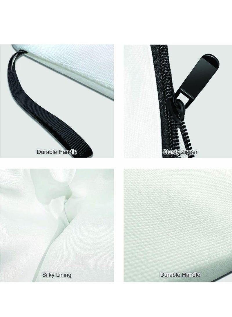 برينت شوب فور مي حقيبة مستحضرات التجميل الأولية ذات الحروف الأولى - حقيبة المكياج ذات الحروف الأولى - مثالية لتنظيم السفر - حقيبة مستحضرات التجميل للنساء - هدية لرمضان - حقيبة مكياج ذات تصميم أولي - Image 5