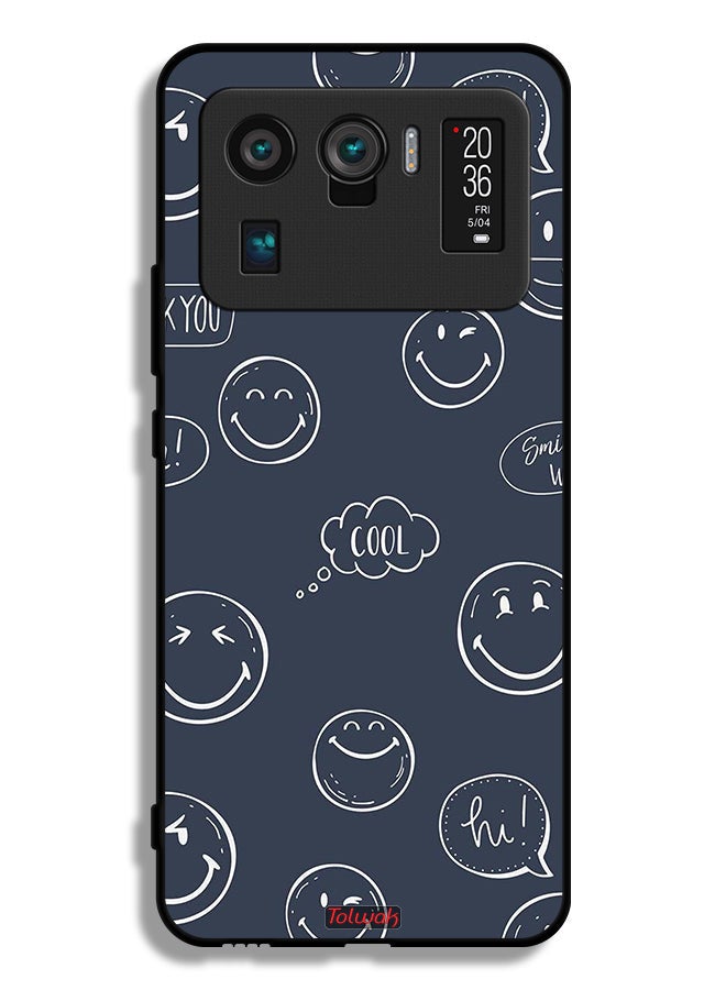 Tolwak Xiaomi Mi 11 Ultra Protective Case Cover Cool Faces Tags - Image 2